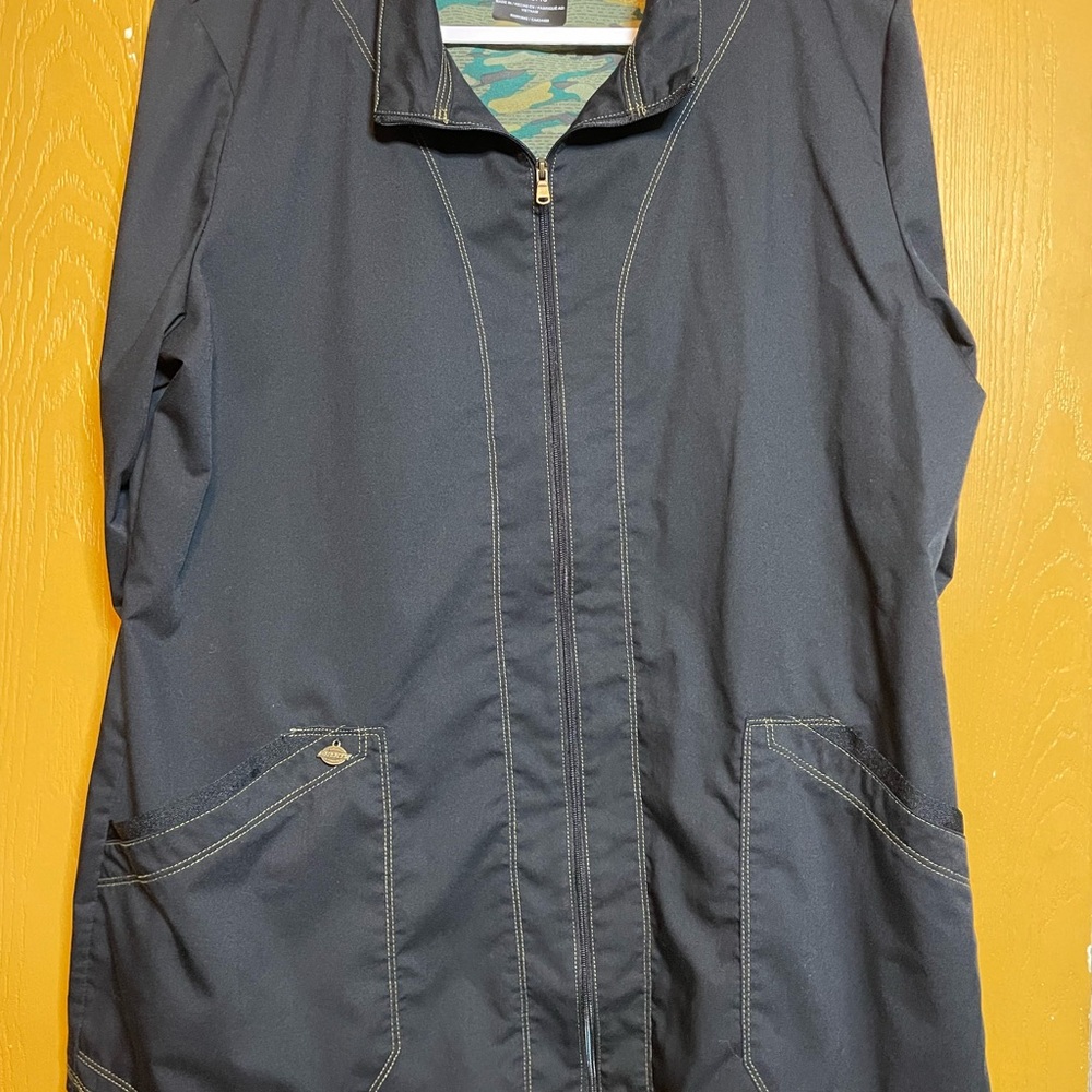 Dickies Women's Black Scrub Jacket